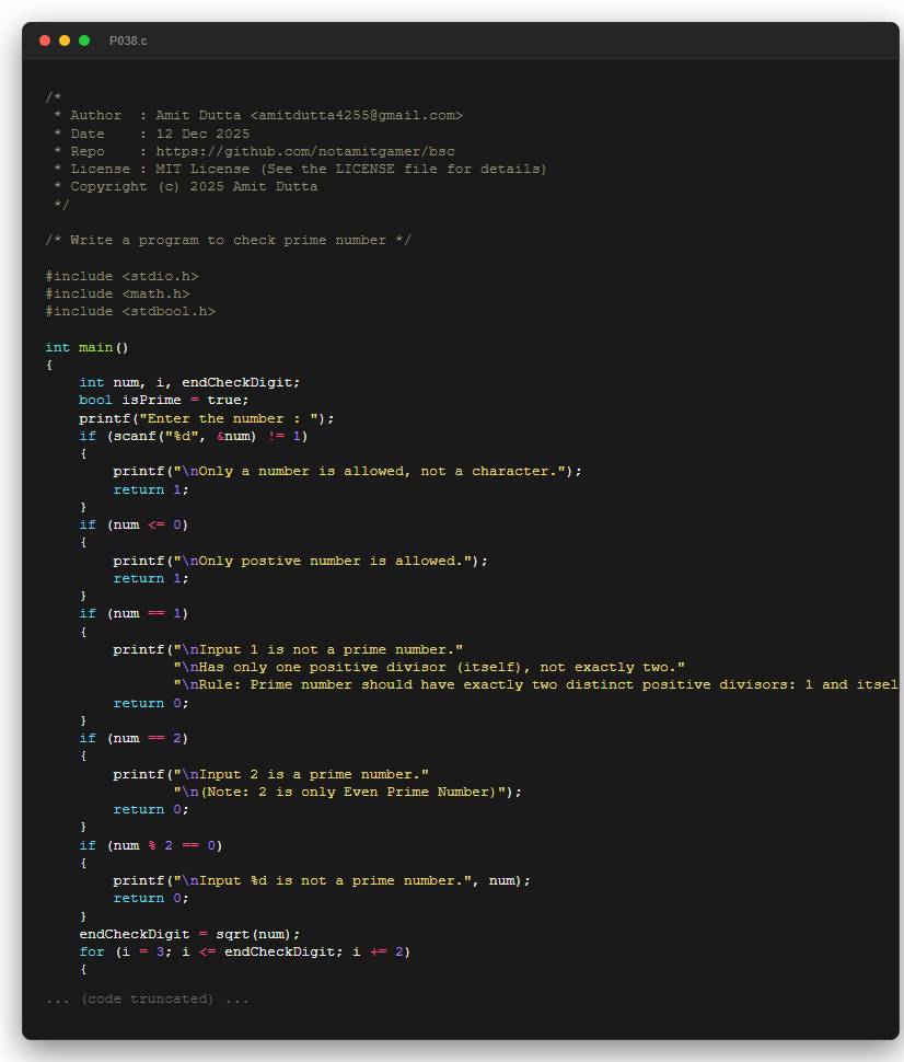 Write a program to check prime number